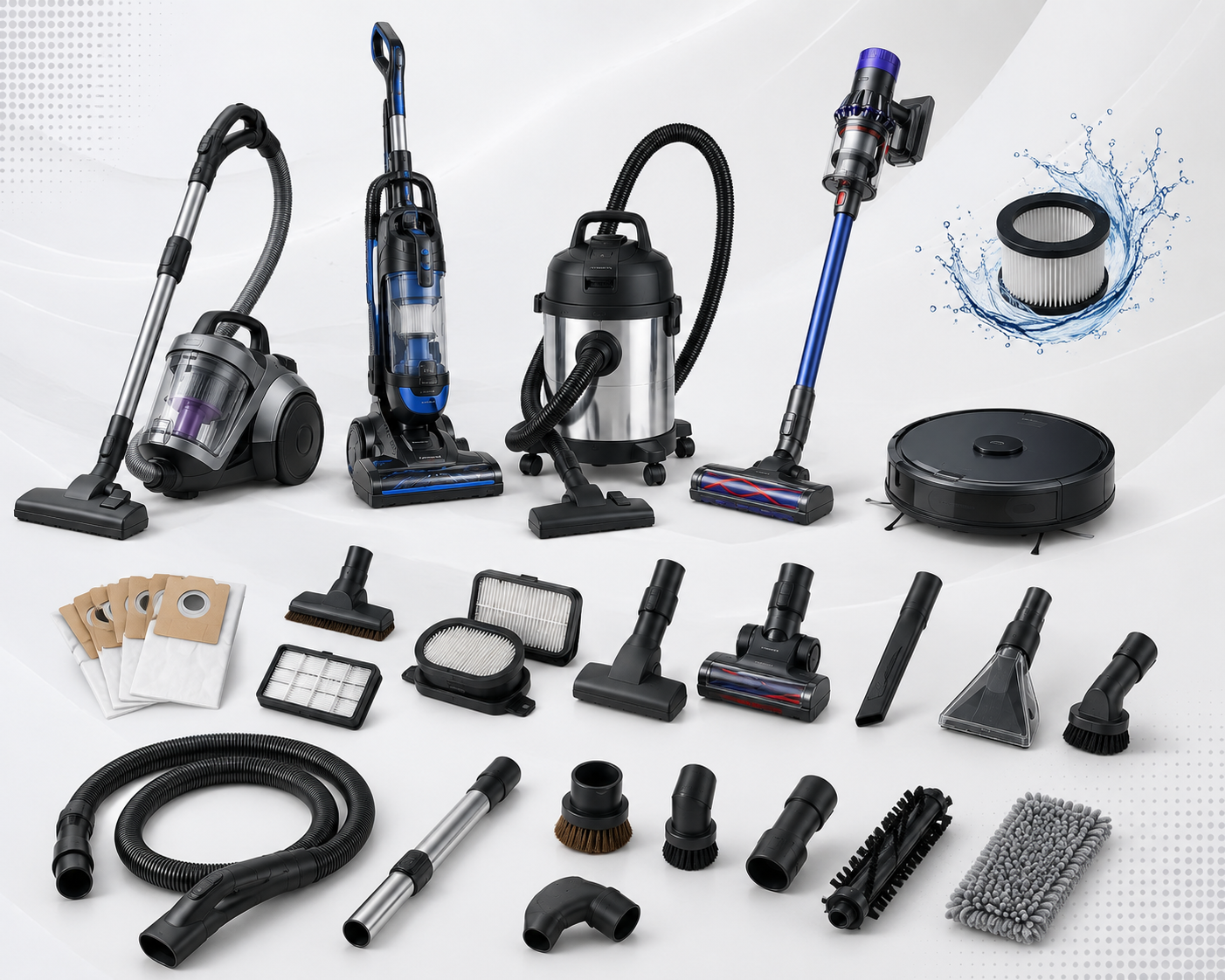 Vacuum cleaners, bags, filters and accessories from Freedom Vacuums